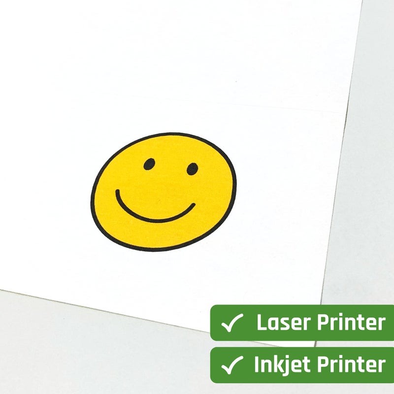 TownStix 200 Sheets, Printable White Sticker Paper, Laser/Inkjet Printing - Matte, Letter Size (8.5"" x 11"") - Image 4